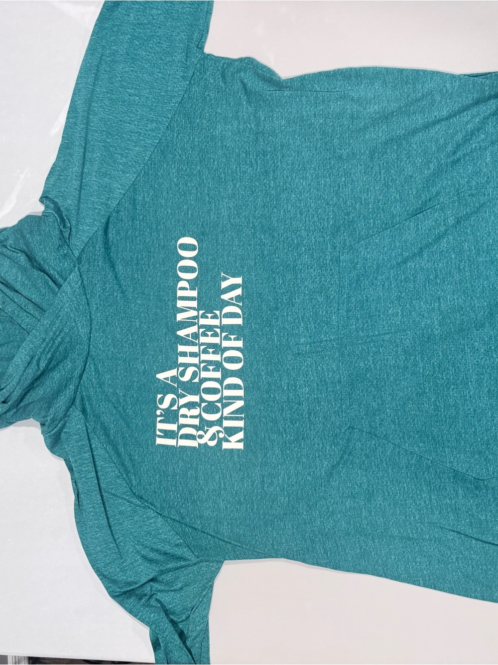 LuLaRoe Teal Hoodie Sweater